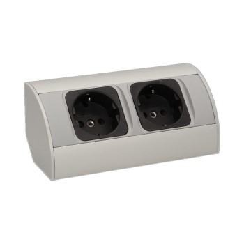 Stinel - Πρίζα με 2 Σούκο γωνιακή Πολύπριζα με καλώδιο